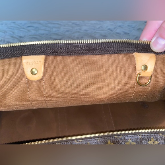 Authentic Vintage Louis Vuitton Keepall 55” Vachetta Leather Monogram Duffle Bag - Picture 7 of 8